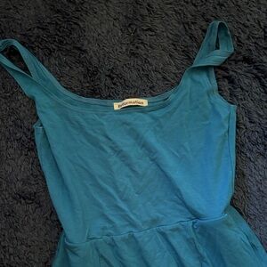 Reformation Turquoise Sleeveless Dress